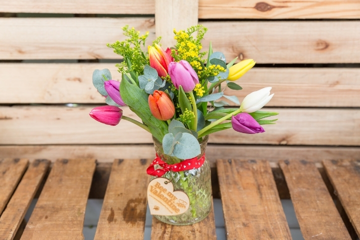 Valentine Tulip Vase